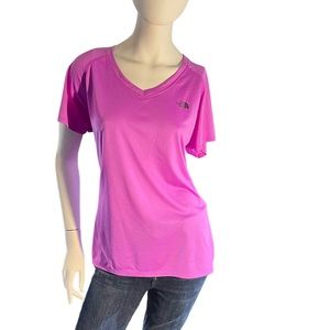 The North Face Top Womens X Large V Neck Short Sleeve Tee Shirt Active